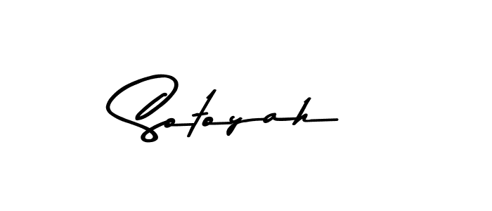 How to make Sotoyah signature? Asem Kandis PERSONAL USE is a professional autograph style. Create handwritten signature for Sotoyah name. Sotoyah signature style 9 images and pictures png