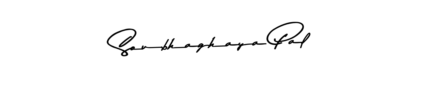 You should practise on your own different ways (Asem Kandis PERSONAL USE) to write your name (Soubhaghaya Pal) in signature. don't let someone else do it for you. Soubhaghaya Pal signature style 9 images and pictures png