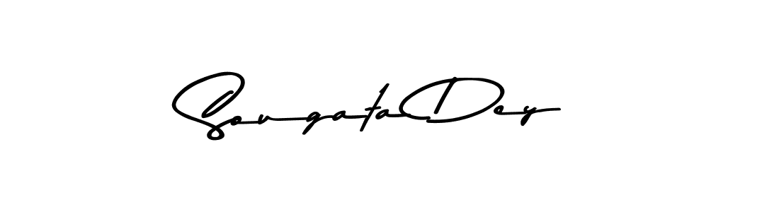 Create a beautiful signature design for name Sougata Dey. With this signature (Asem Kandis PERSONAL USE) fonts, you can make a handwritten signature for free. Sougata Dey signature style 9 images and pictures png