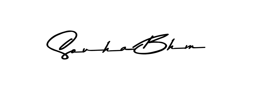 Once you've used our free online signature maker to create your best signature Asem Kandis PERSONAL USE style, it's time to enjoy all of the benefits that Souha Bhm name signing documents. Souha Bhm signature style 9 images and pictures png
