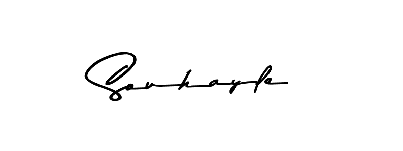 Create a beautiful signature design for name Souhayle. With this signature (Asem Kandis PERSONAL USE) fonts, you can make a handwritten signature for free. Souhayle signature style 9 images and pictures png