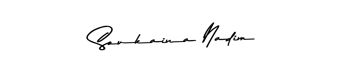 Make a short Soukaina Nadim signature style. Manage your documents anywhere anytime using Asem Kandis PERSONAL USE. Create and add eSignatures, submit forms, share and send files easily. Soukaina Nadim signature style 9 images and pictures png