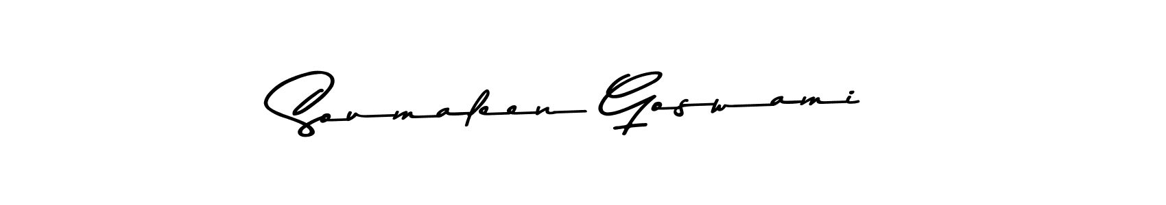 You should practise on your own different ways (Asem Kandis PERSONAL USE) to write your name (Soumaleen Goswami) in signature. don't let someone else do it for you. Soumaleen Goswami signature style 9 images and pictures png