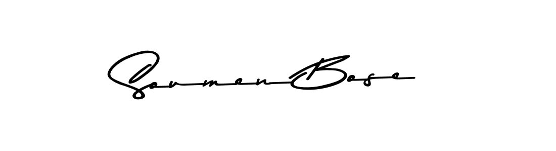 Asem Kandis PERSONAL USE is a professional signature style that is perfect for those who want to add a touch of class to their signature. It is also a great choice for those who want to make their signature more unique. Get Soumen Bose name to fancy signature for free. Soumen Bose signature style 9 images and pictures png