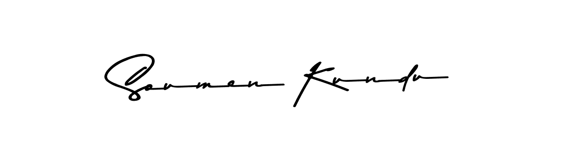 Use a signature maker to create a handwritten signature online. With this signature software, you can design (Asem Kandis PERSONAL USE) your own signature for name Soumen Kundu. Soumen Kundu signature style 9 images and pictures png