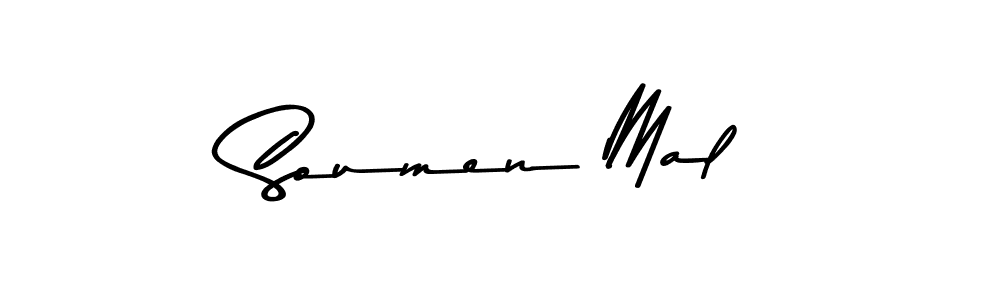 Use a signature maker to create a handwritten signature online. With this signature software, you can design (Asem Kandis PERSONAL USE) your own signature for name Soumen Mal. Soumen Mal signature style 9 images and pictures png
