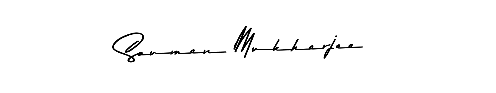 This is the best signature style for the Soumen Mukherjee name. Also you like these signature font (Asem Kandis PERSONAL USE). Mix name signature. Soumen Mukherjee signature style 9 images and pictures png