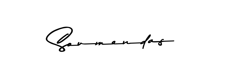 How to make Soumendas signature? Asem Kandis PERSONAL USE is a professional autograph style. Create handwritten signature for Soumendas name. Soumendas signature style 9 images and pictures png