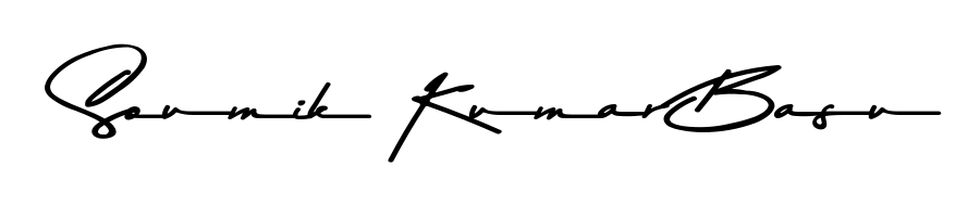 Create your official email sign-off with Soumik Kumar Basu name in Asem Kandis PERSONAL USE style. Crisp, clean, and perfectly legible across all screens. Soumik Kumar Basu signature style 9 images and pictures png