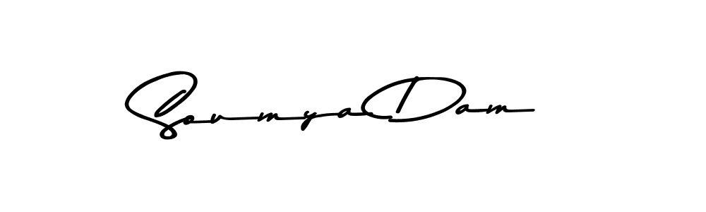 The best way (Asem Kandis PERSONAL USE) to make a short signature is to pick only two or three words in your name. The name Soumya Dam include a total of six letters. For converting this name. Soumya Dam signature style 9 images and pictures png