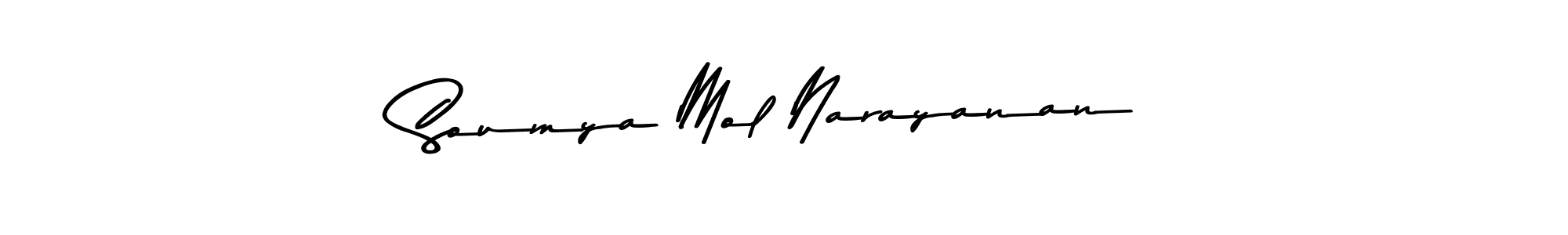 This is the best signature style for the Soumya Mol Narayanan name. Also you like these signature font (Asem Kandis PERSONAL USE). Mix name signature. Soumya Mol Narayanan signature style 9 images and pictures png