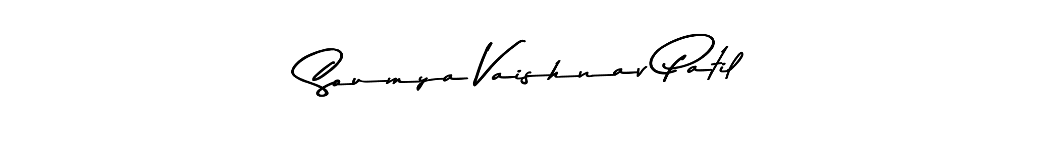 Make a beautiful signature design for name Soumya Vaishnav Patil. Use this online signature maker to create a handwritten signature for free. Soumya Vaishnav Patil signature style 9 images and pictures png