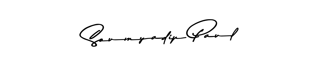 Use a signature maker to create a handwritten signature online. With this signature software, you can design (Asem Kandis PERSONAL USE) your own signature for name Soumyadip Paul. Soumyadip Paul signature style 9 images and pictures png