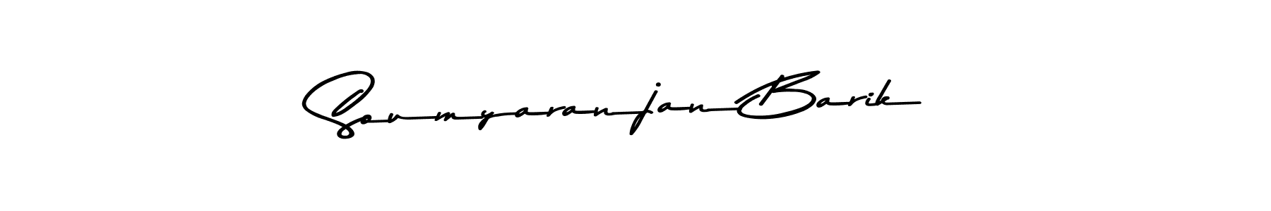 Design your own signature with our free online signature maker. With this signature software, you can create a handwritten (Asem Kandis PERSONAL USE) signature for name Soumyaranjan Barik. Soumyaranjan Barik signature style 9 images and pictures png