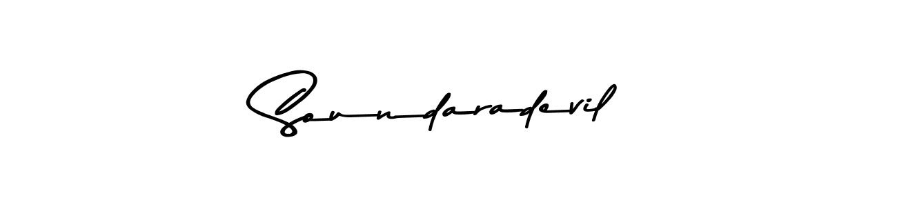 Use a signature maker to create a handwritten signature online. With this signature software, you can design (Asem Kandis PERSONAL USE) your own signature for name Soundaradevil. Soundaradevil signature style 9 images and pictures png