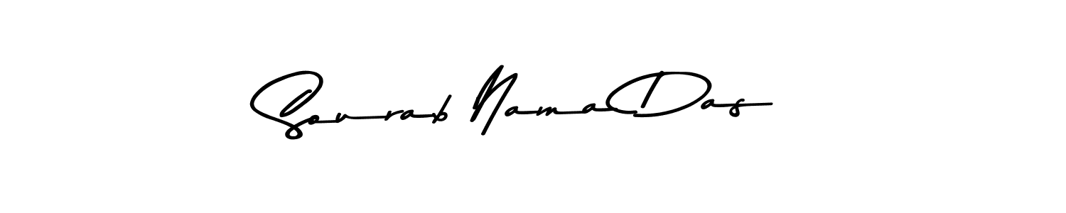 The best way (Asem Kandis PERSONAL USE) to make a short signature is to pick only two or three words in your name. The name Sourab Nama Das include a total of six letters. For converting this name. Sourab Nama Das signature style 9 images and pictures png