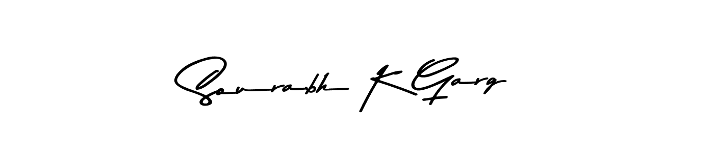 Make a short Sourabh K Garg signature style. Manage your documents anywhere anytime using Asem Kandis PERSONAL USE. Create and add eSignatures, submit forms, share and send files easily. Sourabh K Garg signature style 9 images and pictures png