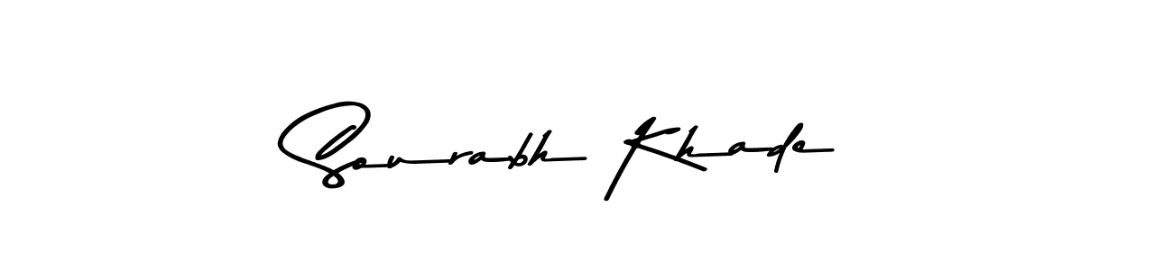 Make a beautiful signature design for name Sourabh Khade. Use this online signature maker to create a handwritten signature for free. Sourabh Khade signature style 9 images and pictures png