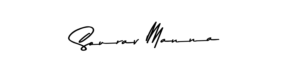 How to make Sourav Manna signature? Asem Kandis PERSONAL USE is a professional autograph style. Create handwritten signature for Sourav Manna name. Sourav Manna signature style 9 images and pictures png