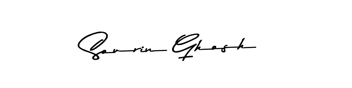 Design your own signature with our free online signature maker. With this signature software, you can create a handwritten (Asem Kandis PERSONAL USE) signature for name Sourin Ghosh. Sourin Ghosh signature style 9 images and pictures png