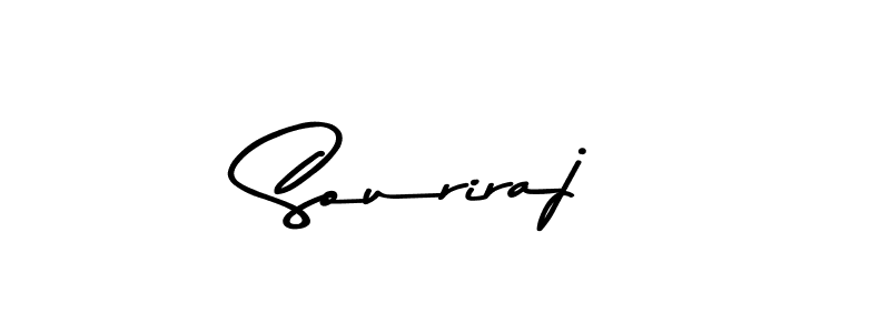 How to make Souriraj name signature. Use Asem Kandis PERSONAL USE style for creating short signs online. This is the latest handwritten sign. Souriraj signature style 9 images and pictures png