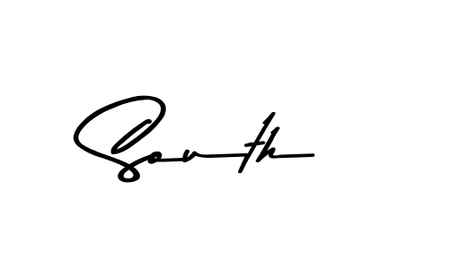 This is the best signature style for the South name. Also you like these signature font (Asem Kandis PERSONAL USE). Mix name signature. South signature style 9 images and pictures png