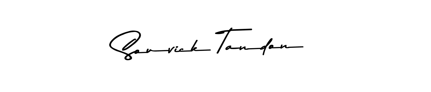 You should practise on your own different ways (Asem Kandis PERSONAL USE) to write your name (Souvick Tandon) in signature. don't let someone else do it for you. Souvick Tandon signature style 9 images and pictures png