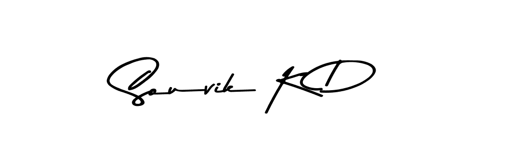Similarly Asem Kandis PERSONAL USE is the best handwritten signature design. Signature creator online .You can use it as an online autograph creator for name Souvik K D. Souvik K D signature style 9 images and pictures png