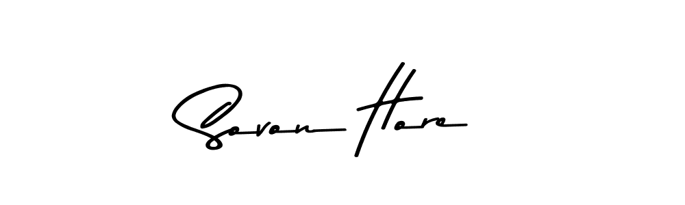 Sovon Hore stylish signature style. Best Handwritten Sign (Asem Kandis PERSONAL USE) for my name. Handwritten Signature Collection Ideas for my name Sovon Hore. Sovon Hore signature style 9 images and pictures png