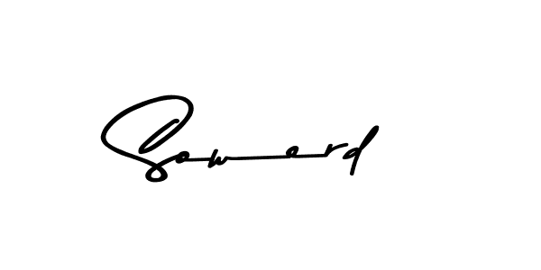 Also we have Sowerd name is the best signature style. Create professional handwritten signature collection using Asem Kandis PERSONAL USE autograph style. Sowerd signature style 9 images and pictures png