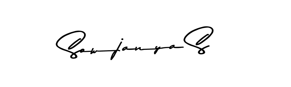 Use a signature maker to create a handwritten signature online. With this signature software, you can design (Asem Kandis PERSONAL USE) your own signature for name Sowjanya S. Sowjanya S signature style 9 images and pictures png