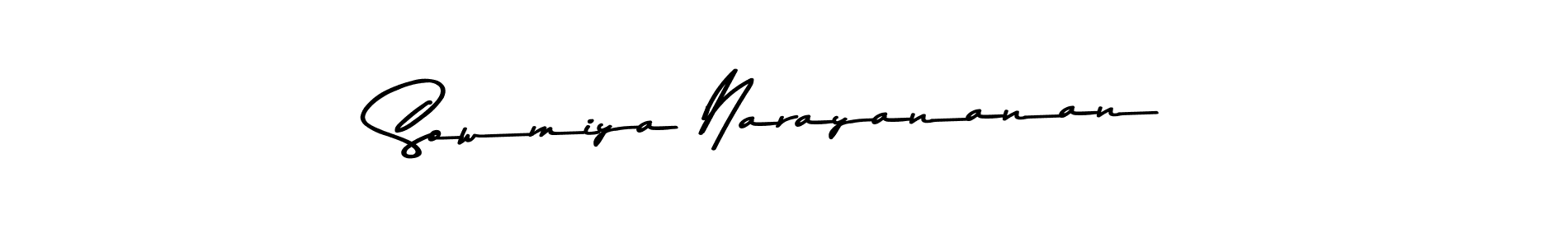 Make a beautiful signature design for name Sowmiya Narayananan. With this signature (Asem Kandis PERSONAL USE) style, you can create a handwritten signature for free. Sowmiya Narayananan signature style 9 images and pictures png