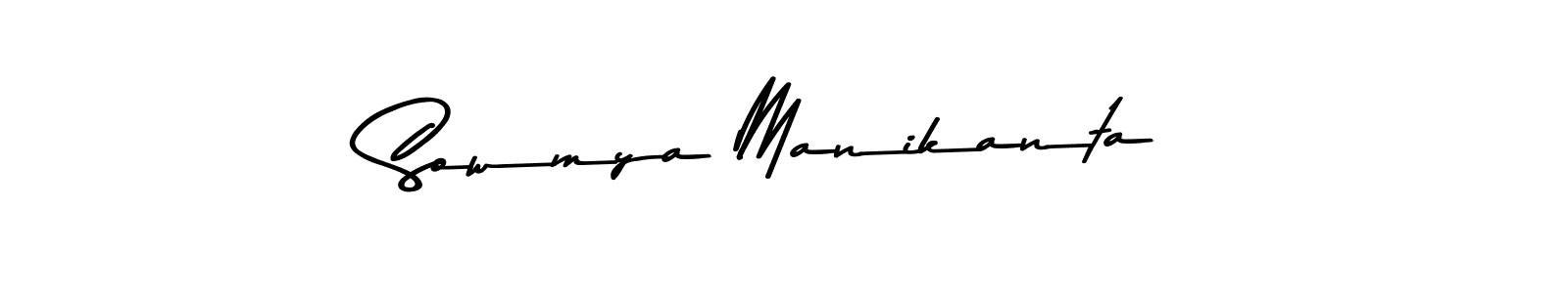 How to make Sowmya Manikanta signature? Asem Kandis PERSONAL USE is a professional autograph style. Create handwritten signature for Sowmya Manikanta name. Sowmya Manikanta signature style 9 images and pictures png