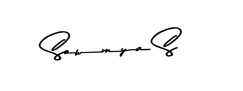 Design your own signature with our free online signature maker. With this signature software, you can create a handwritten (Asem Kandis PERSONAL USE) signature for name Sowmya S. Sowmya S signature style 9 images and pictures png