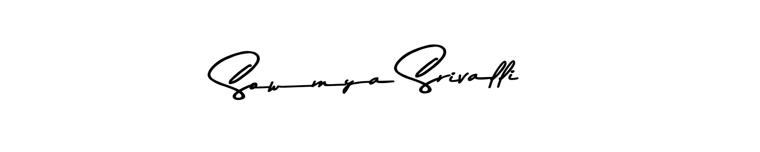 Sowmya Srivalli stylish signature style. Best Handwritten Sign (Asem Kandis PERSONAL USE) for my name. Handwritten Signature Collection Ideas for my name Sowmya Srivalli. Sowmya Srivalli signature style 9 images and pictures png