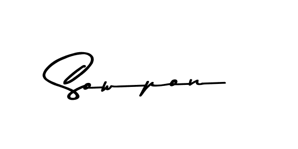 Asem Kandis PERSONAL USE is a professional signature style that is perfect for those who want to add a touch of class to their signature. It is also a great choice for those who want to make their signature more unique. Get Sowpon name to fancy signature for free. Sowpon signature style 9 images and pictures png