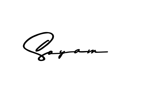 How to make Soyam signature? Asem Kandis PERSONAL USE is a professional autograph style. Create handwritten signature for Soyam name. Soyam signature style 9 images and pictures png