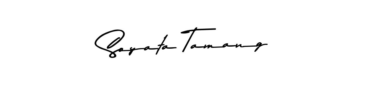 Make a beautiful signature design for name Soyata Tamang. With this signature (Asem Kandis PERSONAL USE) style, you can create a handwritten signature for free. Soyata Tamang signature style 9 images and pictures png