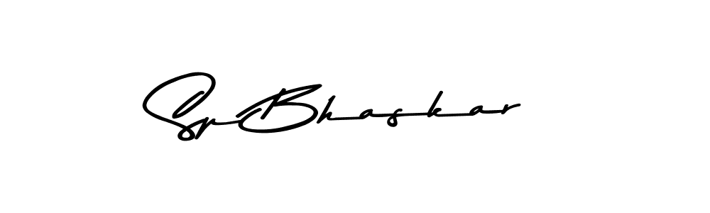 You should practise on your own different ways (Asem Kandis PERSONAL USE) to write your name (Sp Bhaskar) in signature. don't let someone else do it for you. Sp Bhaskar signature style 9 images and pictures png