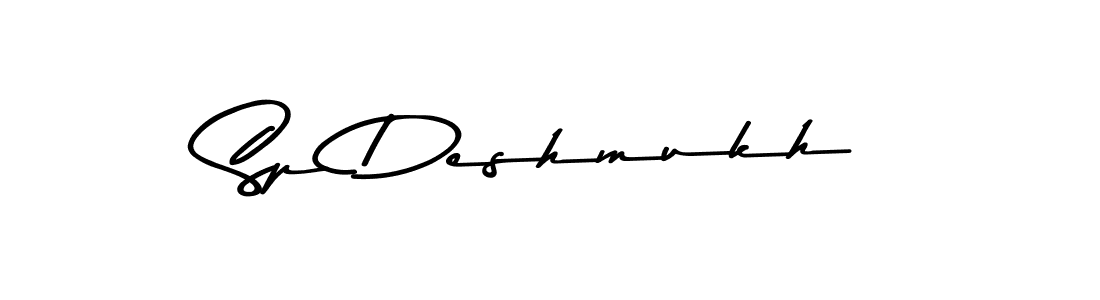 Similarly Asem Kandis PERSONAL USE is the best handwritten signature design. Signature creator online .You can use it as an online autograph creator for name Sp Deshmukh. Sp Deshmukh signature style 9 images and pictures png