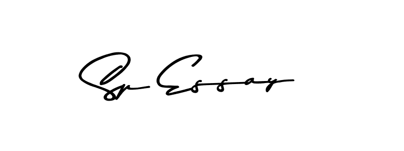 Also You can easily find your signature by using the search form. We will create Sp Essay name handwritten signature images for you free of cost using Asem Kandis PERSONAL USE sign style. Sp Essay signature style 9 images and pictures png