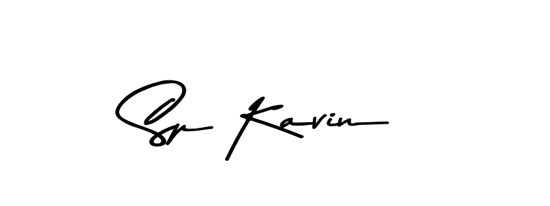 Create a beautiful signature design for name Sp Kavin. With this signature (Asem Kandis PERSONAL USE) fonts, you can make a handwritten signature for free. Sp Kavin signature style 9 images and pictures png