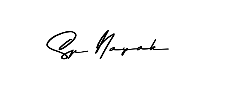 Sp Nayak stylish signature style. Best Handwritten Sign (Asem Kandis PERSONAL USE) for my name. Handwritten Signature Collection Ideas for my name Sp Nayak. Sp Nayak signature style 9 images and pictures png