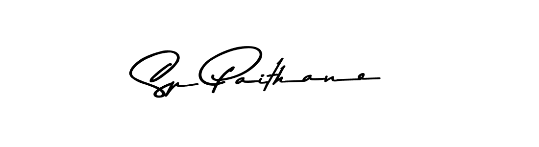 Make a beautiful signature design for name Sp Paithane. With this signature (Asem Kandis PERSONAL USE) style, you can create a handwritten signature for free. Sp Paithane signature style 9 images and pictures png