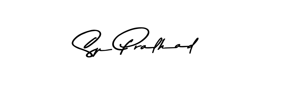 Asem Kandis PERSONAL USE is a professional signature style that is perfect for those who want to add a touch of class to their signature. It is also a great choice for those who want to make their signature more unique. Get Sp Pralhad name to fancy signature for free. Sp Pralhad signature style 9 images and pictures png