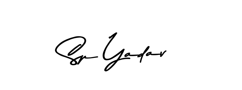 The best way (Asem Kandis PERSONAL USE) to make a short signature is to pick only two or three words in your name. The name Sp Yadav include a total of six letters. For converting this name. Sp Yadav signature style 9 images and pictures png