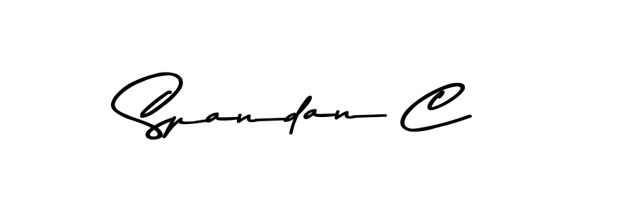 It looks lik you need a new signature style for name Spandan C. Design unique handwritten (Asem Kandis PERSONAL USE) signature with our free signature maker in just a few clicks. Spandan C signature style 9 images and pictures png