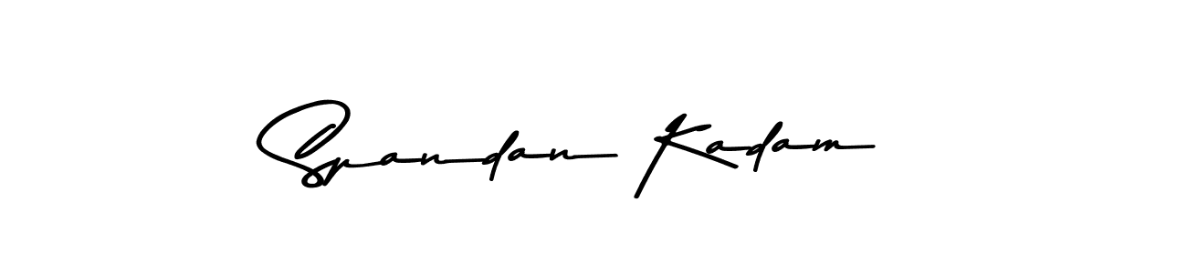 How to make Spandan Kadam signature? Asem Kandis PERSONAL USE is a professional autograph style. Create handwritten signature for Spandan Kadam name. Spandan Kadam signature style 9 images and pictures png