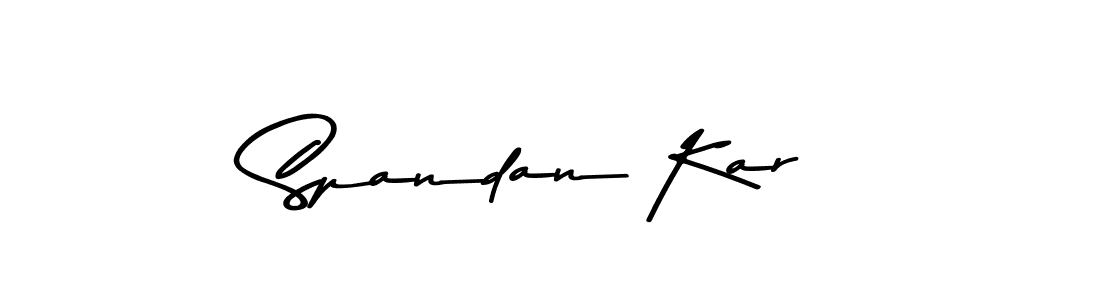 The best way (Asem Kandis PERSONAL USE) to make a short signature is to pick only two or three words in your name. The name Spandan Kar include a total of six letters. For converting this name. Spandan Kar signature style 9 images and pictures png