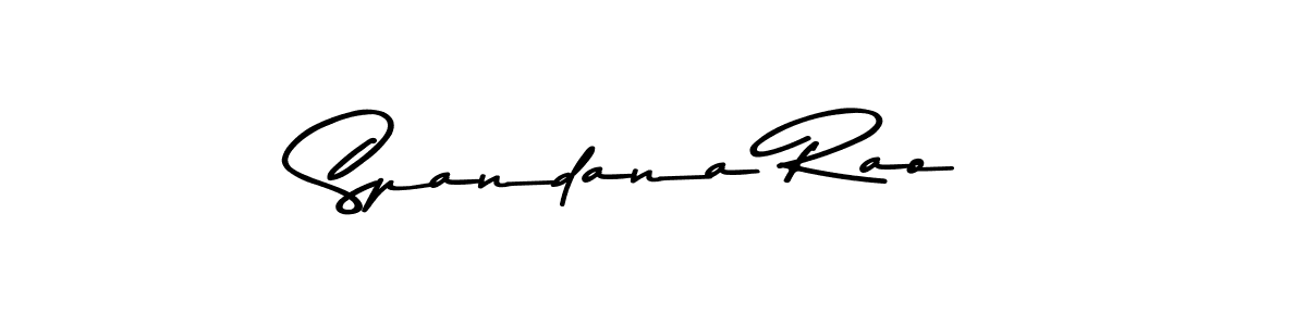 Make a beautiful signature design for name Spandana Rao. Use this online signature maker to create a handwritten signature for free. Spandana Rao signature style 9 images and pictures png